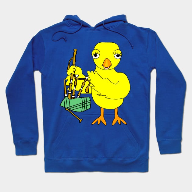 Bagpipe Chick Hoodie by Barthol Graphics